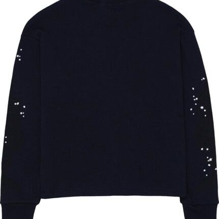 Sp5der Long-Sleeve Sweatshirt Navy