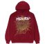 Sp5der Number 555 Pullover Hoodie Sweatshirt ‘Red’