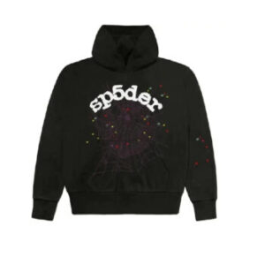 Sp5der Spider Hoodie Black